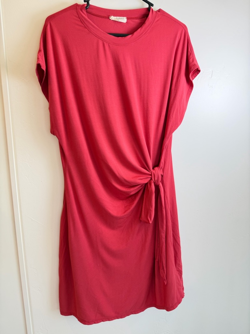 78 & Sunny Salmon ColorModal T Shirt Dress XL Soft Stretch Lounge Dress
